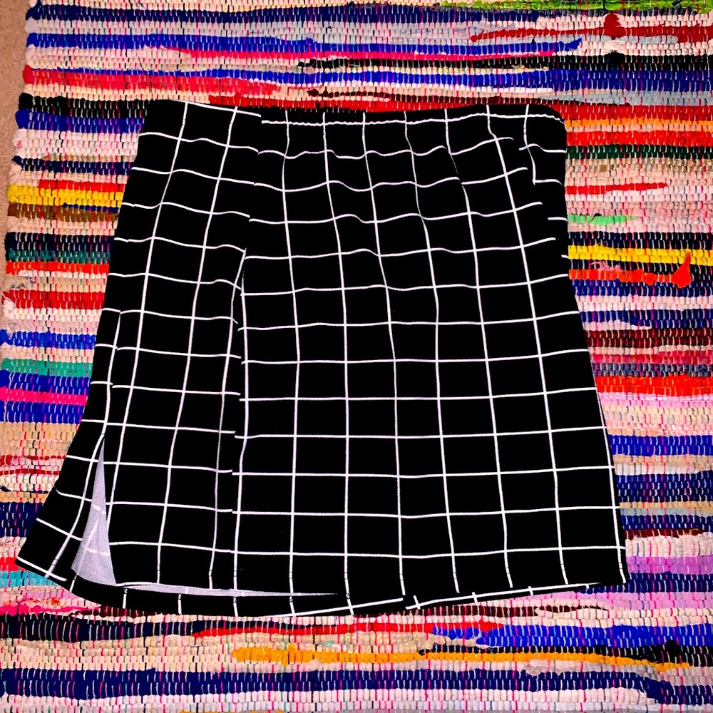plaid skirt plus